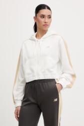 New Balance cipzáras melegítőfelső kapucnival női Interlock Full Zip - bézs L