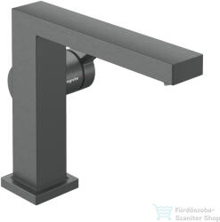 Hansgrohe Tecturis E 110 Coolstart Ecosmart+ mosdó csaptelep click-clack leeresztővel, szálcsiszolt fekete króm 73020340 (73020340)
