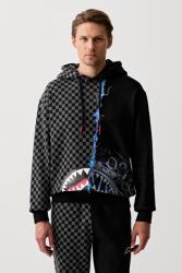 Sprayground kapucnis melegítőfelső pamut - fekete XL