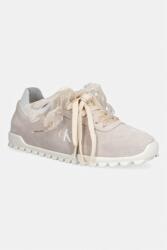 Calvin Klein LOW PROFILE RUN MG SUE DB LACES női sportcipő - bézs Női 37
