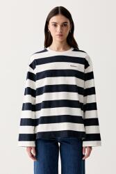 Barbour hosszúujjú női pamut Cartmel - fehér 36