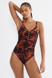 Triumph egyrészes fürdőruha női Summer Palm - piros 40C