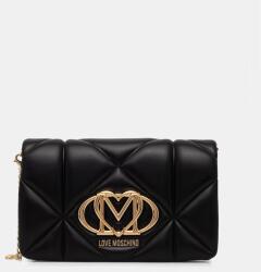 Love Moschino keresztpántos táska női műbőr - fekete Univerzális méret - answear - 64 990 Ft