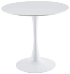 Jumi Masa modernă 80x80 cm rotundă albă 41210 (CM-328761)