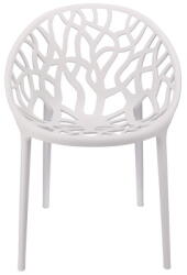 Jumi Scaun Albero, din plastic, alb 41322 (CM-102361)