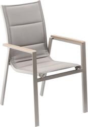 Chomik Scaun de grădină din aluminiu polywood, bej 64x55x91cm 62367 (RIT9484)