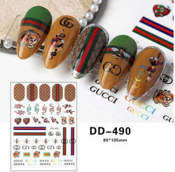  Körömmatrica - DD-490 fashion