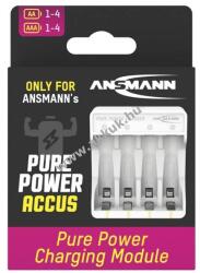 ANSMANN Pure Power töltő 1-4 Li-Ion Micro AAA / Mignon ceruza AA USB-C kábellel
