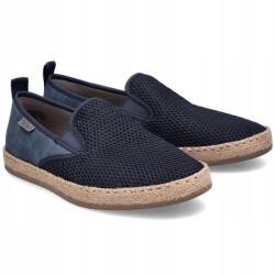 Rieker Férfi espadrilles mokaszin Rieker B2661-14 Blue sötétkék Antistress MÉRET. 41 (B2648-14)