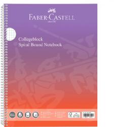 Faber-Castell kockás spirálfüzet A4 színátmenetes borítással - Flow Edition