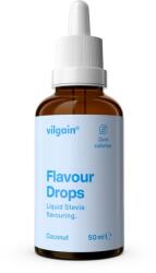 Vilgain Flavour Drops -⁠ természetes édesítőszer steviából, kalória, színezékek és mesterséges aromák nélkül, nem emeli a vércukorszintet