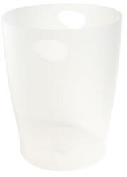  Papírkosár, 15 l, PP, EXACOMPTA "Office", matt fehér (CEX45357D)