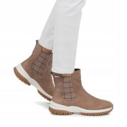 Caprice Női Bőr Bélelt Bokacsizma Caprice Sand Suede méret 39 (9-26421-29 318)
