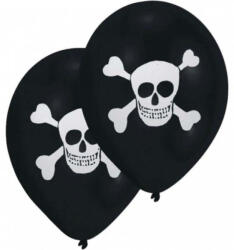 Amscan Kalóz Skull léggömb, lufi 8 db-os 10 inch (25, 4cm) DPA995777 (DPA995777)
