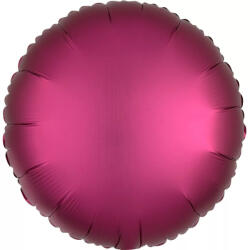  Gránátalma Silk Lustre kör fólia lufi 43 cm (DPA9914161) - oliviashop