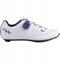 Northwave Női kerékpáros cipő Northwave Storm Carbon white/dark purple 36.0 (80251043_56_36)