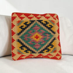 Bakhtar Afgán Kilim párnahuzat 40x40 kézi szövésű párna (parna105867)