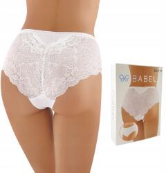 Babell Csipkés Magas Szárú bugyi Bugyi Bbl 117 Cotton Fehér L (40) (BBL 117)