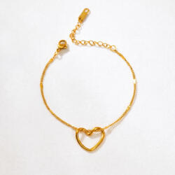 KÁRPÁTHY ékszer Heart Shape aranyozott karkötő