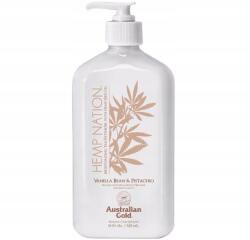 Australian Gold Hemp Nation Vanilla Bean & Pistachio napozás utáni hidratáló testápoló 535 ml (Hemp Nation Vanilla Bean & Pistachio)