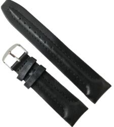  Curea ceas piele ecologica neagra - 20mm 22mm WZ2857 (WZ2857)