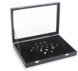 WatchBox Panou prezentare inele cu capac transparent (TP01)