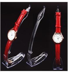 Alfa Suport Expozitor Ceasuri Acrilic Transparent - 24 cm, Design Invisibil (WZ1384)