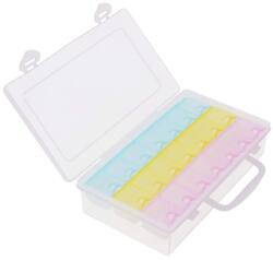 WatchBox Cutie Plastic Cu Organizator 21 Spații Colorate WZ2376 (WZ2376)