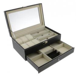 WatchBox Organizator Multifuncțional WZ4774 - Soluția Completă pentru Accesoriile Tale Premium (WZ4774)