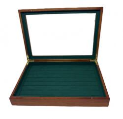  Organizator Inele și Bijuterii cu 8 randuri Si Geam Transparent WZ792 (WZ792)