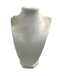  Suport / Bust Crem Catifelat pentru Coliere - Înălțime 23 cm WZ4864 (WZ4864)
