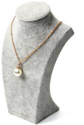 WatchBox Bust expunere bijuterii - Catifea Gri BU2980-M (BU2980-M)