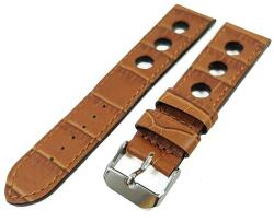 Fleurus Curea Ceas „Heritage Tan C3091 - Piele Naturală de Vițel, Maro Deschis (18mm - 22mm)