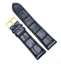 Fleurus Curea Ceas „Fleurus Classic - Piele Veritabilă de Vițel, Negru (14mm - 24mm) (1EA15D62)