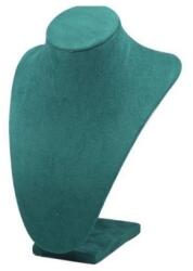 Alfa Suport / Bust Verde Catifelat pentru Coliere - Înălțime 23 cm WZ2541 (WZ2541)