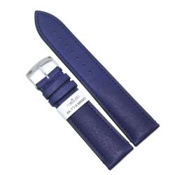Morellato Curea pentru Ceas Morellato Levy Vitello Piuma - Culoare Albastra, textura Mata - 20mm, 22mm (WZA01X5045A61062CR)
