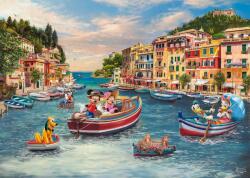 Schmidt Spiele - Puzzle Thomas Kinkade: Disney: Mickey și Minnie în Italia - 1 000 piese Puzzle