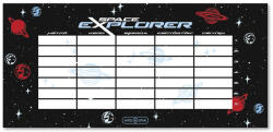  Órarend ARS UNA egylapos kétoldalas Space Explorer (15.20186)