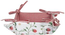 Clayre & Eef Cos paine bumbac alb rosu Fragi 35 cm x 35 cm x 8 h (WIS47deco)
