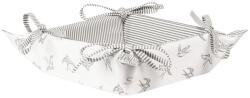 Clayre & Eef Cos paine bumbac alb gri 35 cm x 35 cm x 8 h (SWS47)