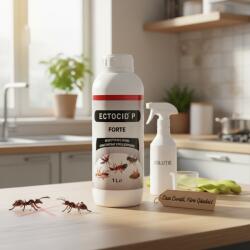 Promedivet nou Ectocid P Forte 1L , insecticid concentrat pentru dezinsectia spatiilor