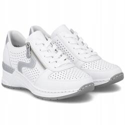 RIEKER Női horgoltRieker sneakerek N4340-80 White fehér BŐRR. . 40 (N4340-80)
