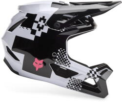 Fox Junior Rampage Digi Img Teljes Arcú Bukósisak Fekete/fehér, Ym (51-52 CM)