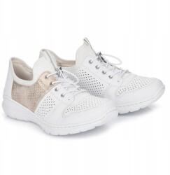 RIEKER Női sportcipő Rieker L3254-80 White Combination fehér Eko Bőr MÉRET. 37 (L3254-80)