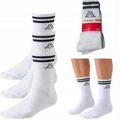 Kappa Magasszárú zokni 3Pak Fehér 39-42 Sport Casual (371E7JW)