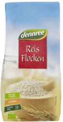 dennree Fulgi integrali de orez, fara gluten bio 500g
