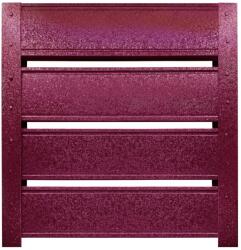 Top Profil Sistem Panou gard casetat Terra finisaj Structurat Visiniu Ral 3005 150 cm x 102.4 cm H (26202)