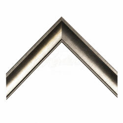 Keretshop 3, 4 cm Grafit ezüst képkeret EGYEDI MÉRETBEN A39/38 (KS458415)