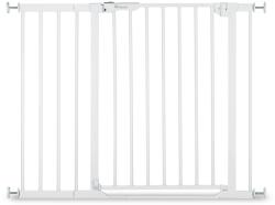 Hauck Предпазна преграда за врата Hauck - Clear Step Autoclose 2 + удължител 21 cm, бяла (597507)