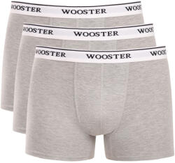 Wooster 3PACK boxeri bărbați Wooster gri (W-632) M (185741)